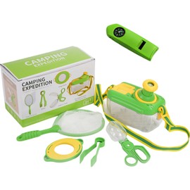 Kids Bug Catching Kit Discover and Catch Bugs with Butterfly Net Bug Catcher for Kids- Educational Bug Catching Kit, with Magnifier