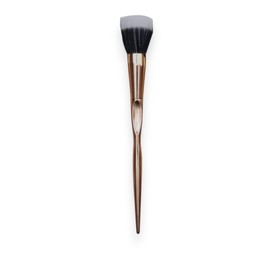 F.A.R.A.H Brushes 40F Gold Premium Stippler Brush - Foundation, Blush, Bronzer, Powder Makeup Brush - Gold Collection