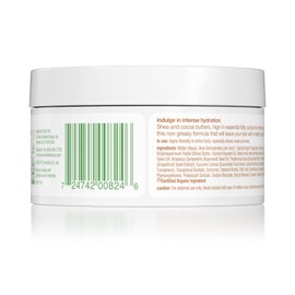 Alba Botanica Intense Hydration Whipped Body Butter, with Shea, Cocoa, and Kukui Nut Butters, 6.5 Oz (Packaging May Vary)