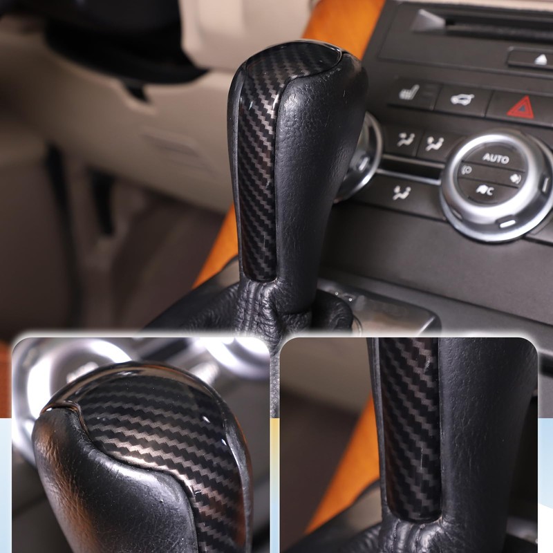 YANER Fit Gear Knob Cover, ABS Gear Lever Cover for