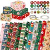 Shinybox Christmas Wrapping Paper, 12 Pieces Christmas Wrapping Paper and