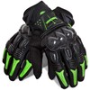 Kaedear KDR-GL1-GR-L Men’s Motorcycle Gloves, Smartphone and Touchscreen Compatible, Punched