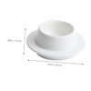 Ciieeo 3pcs Sauce Dishes Versatile Saucer for Dipping Condiments and
