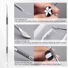 Furtherpretty 3D Nail Art Sculpting Tools Set, 3 Pack Dual-Head