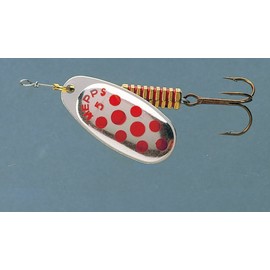 Spinner - Mepps Comet Decorée silber/rot Gr.3 - 6,50g
