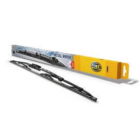 Hella OE Quality - Escobilla de limpiaparabrisas estándar de goma sin rayas (2 cuchillas) para todas las estaciones para Fiat Honda, Hyundai Infiniti Kia Mazda, Nissan Subaru Toyota Volkswagen /