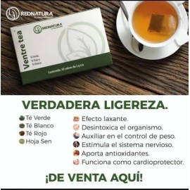 Ventre Tea Rednatura 30 Saquitos De Té