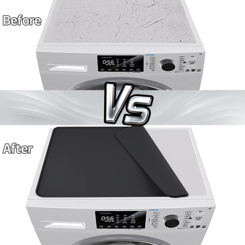 Washing Machine Cover for Top 27”x 27" Pad for Top