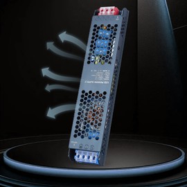 YOODI Transformer 230 V to 12 V, 400 W LED Transformer AC 230 V to DC 12 V Power Supply, Fast Heat Dissipation, Driver Switching Power Supply 33.3 A, Constant Voltage Low Voltage Transformer for Lamps