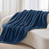 BEDELITE Cuddly Fluffy Blanket Small - Soft Flannel Blankets Blue