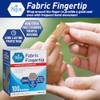 MED PRIDE Sterile Fingertip Fabric Bandages - 100 Count