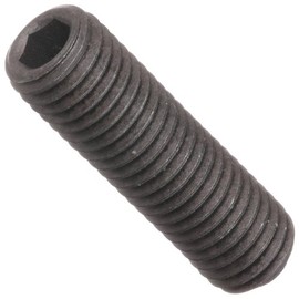 Alloy Steel Set Screw, Black Oxide Finish, Hex Socket Drive, Cup Point, Meets ASME B18.3/ASTM F912, 5/16" Length, 1/4"-20 UNC Threads, Imported (Pack of 100)