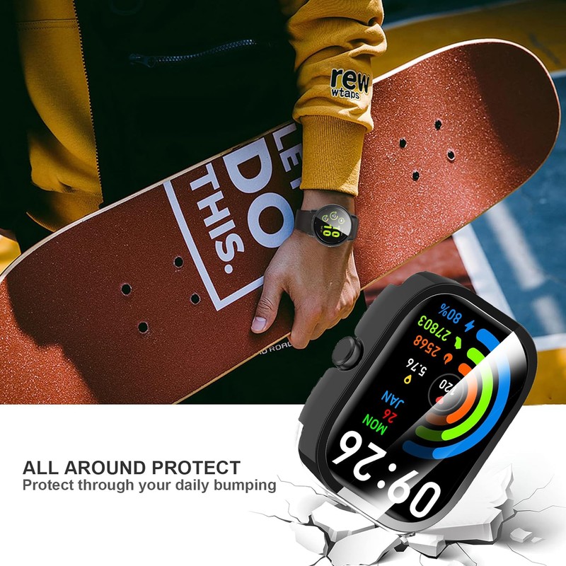 IDW25 Smart Watch Case,Lamshaw Hard PC Case with Screen Protector