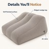 Inflatable Leg Elevation Pillow – Portable Wedge Pillow for Leg