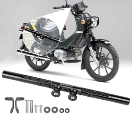 Vancroser Cross Cab CC110 Hunter Cab CT125 Clamp Bar Multi Mounting Bar Multiple Screw Holes Telescopic Length Aluminum Alloy CNC Black Cross Cab 110ja60 Hunter Cab ct125 Custom Parts (Mount Bar)