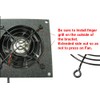 Coolerguys Programmable Thermostat Cooling Kit for Cabinets, AV, and Components