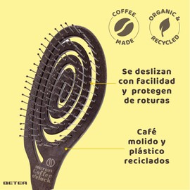 Beter - Detangling Hair Brush with Flexible Picks and Anti-Pull - ModeloCoffee O'clock