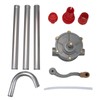 15-55 Gallon Rotary Hand Drum Pump, Heavy Duty Aluminum Barrel