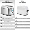 Lofter 2 Slicer Toaster with Bagel Function, Stainless Steel