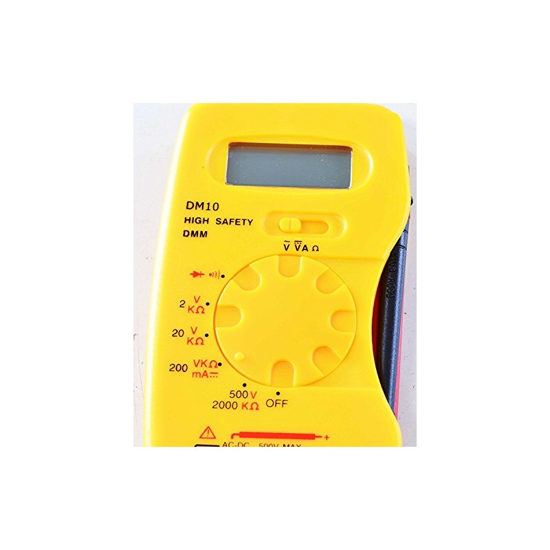 Rapitest Digital Mini Multimeter Voltage Current Resistance Diodes Test Meter