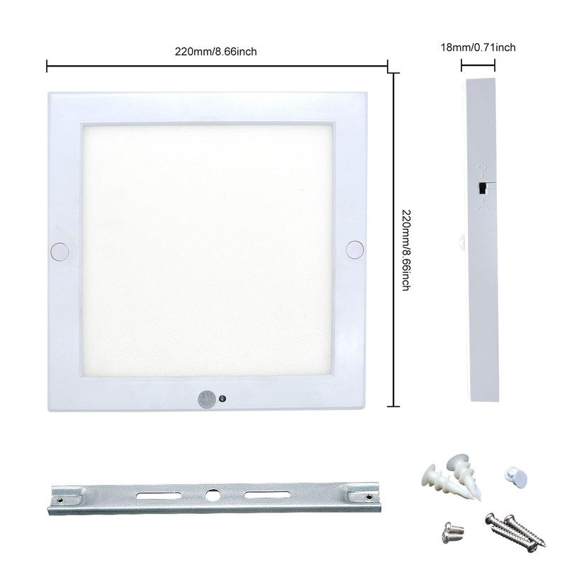 HiBay 18 W LED Ceiling Light with Motion Sensor, Modern