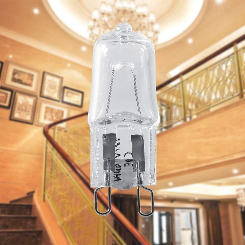 10Pcs G9 Base Halogen Light Bulb 120V 40W Lighting Replacement