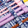 Aeelike Knitting Needle Roll Up Case Empty, Large Knitting Needle