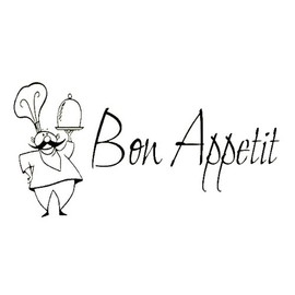Dailinming PVC Wall Stickers Wall Decal Art Sticker Quote Vinyl Bon Appetit Kitchen Chef Wall Quote Home Decor Decal 56X20CM