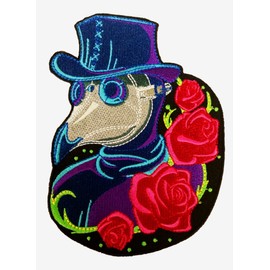 Neon Plague Doctor Sew On Patch