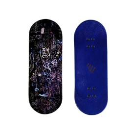NOAHWOOD Fingerboards Deck (34.2x97mm 5-Layer Maple Wooden Handmade by NW11s Molds)+2 Pcs Grip Tape (Graduate)