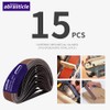 15 Pcs 2-1/2 x 16 Inch Assorted Aluminum Oxide Sanding