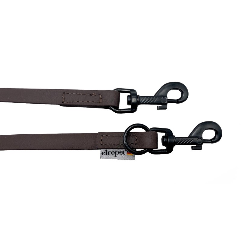 Biothane Dog Lead Black Hook Adjustable for Small Dogs /
