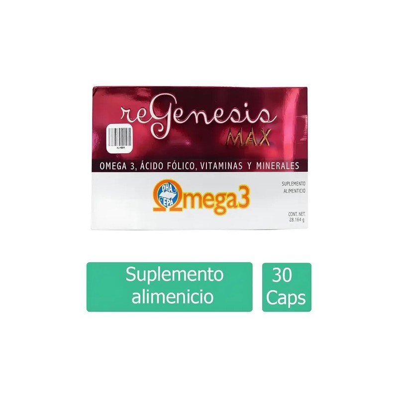 Regenesis Max Caja Con 30 Cápsulas