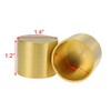 Geesatis 4 Pcs Copper Gold Furniture Pads Floor Protector Chair