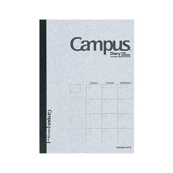 Kokuyo Campus Diary A5 Free Ni-CF103N Set of 5