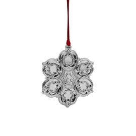 Wallace 2023 Sterling Grande Baroque Snowflake Ornament, 26th Edition
