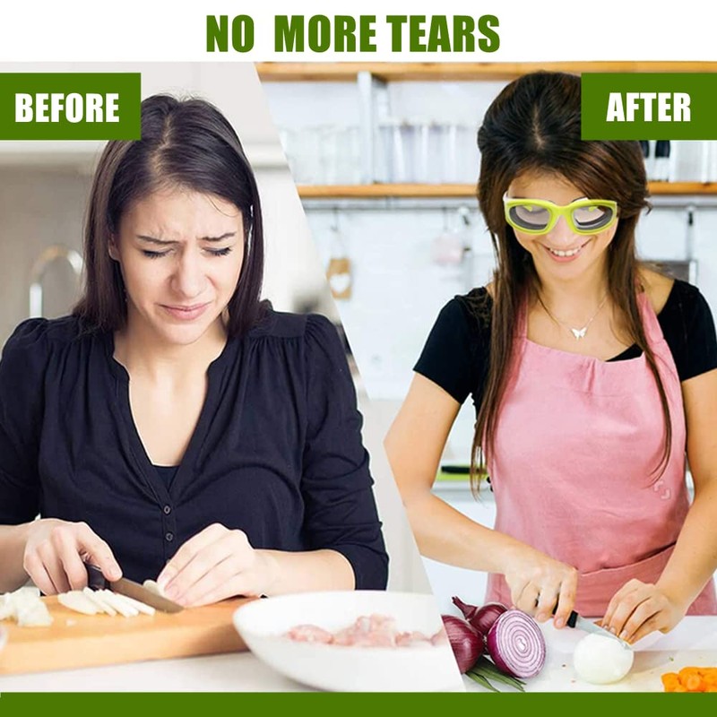 Lilibeila Onion Goggles No Tears Glasses Goggles Anti Scratch Goggles