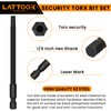 Torx Bit Set, LATTOOK 13-Piece Security Tamper Proof Torx Star