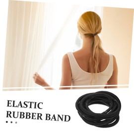 OATIPHO Elastic Hair Ties 100 Pcs 4mm Thick Seamless Hair Bands for Women Stretchy Ponytail Holders and DIY Accessories