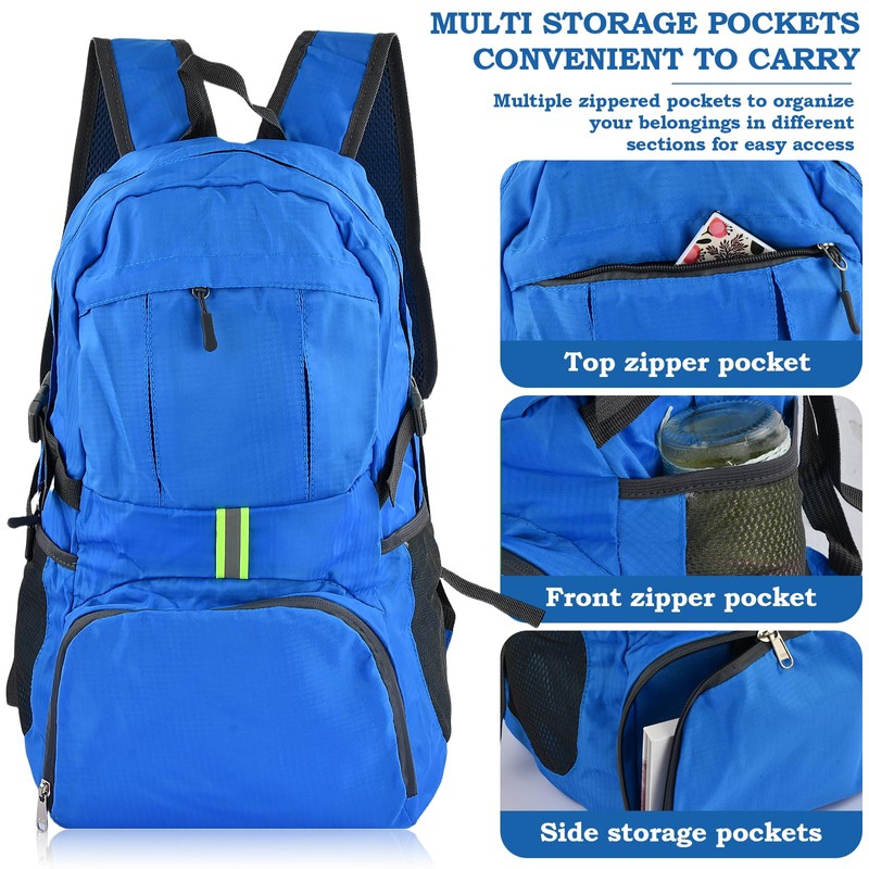 35L Lightweight Foldable Backpack, Packable Backpacks, Hiking Backpack, Ultralight, Waterproof