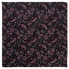 Black with Red All Over Paisley Bandana - Single Piece