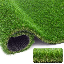 1.38" Artificial Turf Grass,5FT x 11FT Fake Grass Rug Indoor Outdoor,Realistic High-Density Sturdy Artificial Turf Carpet for Dogs Pets Garden Lawn Landscape