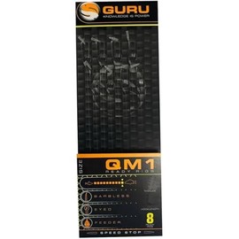 Guru QM1 4" Speed Stop Hair Rigs Barbless (Size 10 9lb)