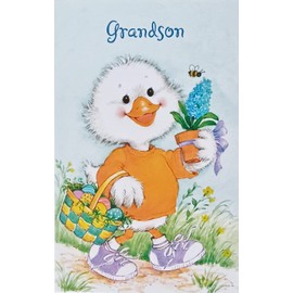 Greeting Card Happy Things To Smile About - Wishing You A Special Easter To Grandson