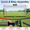 Portable Soccer Goal, Detachable 12x6 FT Soccer Goals Net for