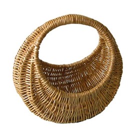 Red Hamper C014 Wicker Shopping Basket Gondola Basket Small