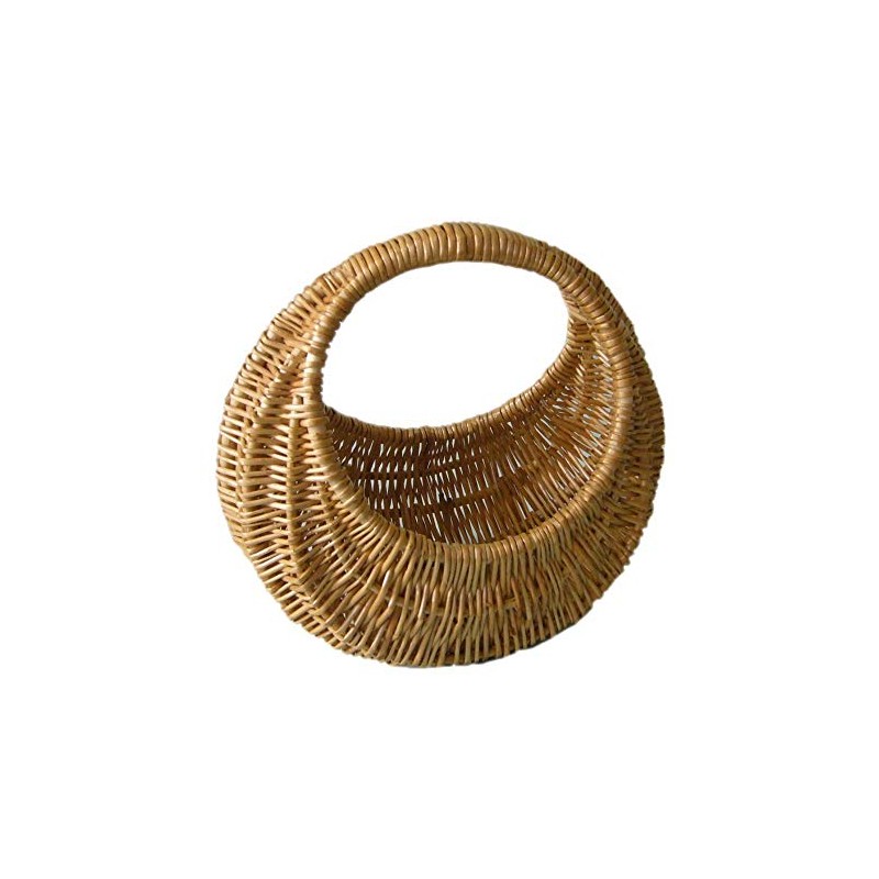 Red Hamper C014 Wicker Shopping Basket Gondola Basket Small