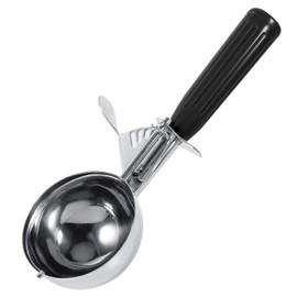 TOPINCN Duradero Cuchara Helado de Acero Inoxidable de Grado Alimenticio, Cuerpo Pequeño Y Ligero, Gran Cuchara para Helado, Puré de Patatas, Frutas, Masa para Galletas, Tamaños Diferentes(4.7CM)