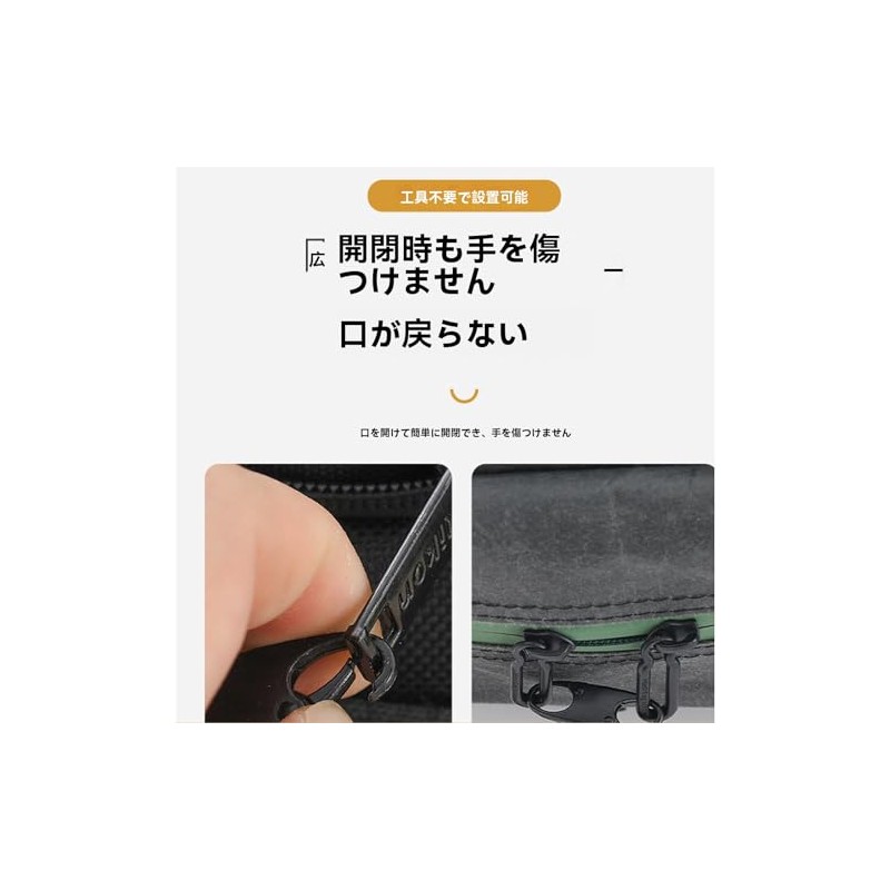 YYingYYue Zipper Clip, Zipper Pull, Anti-Theft, Small Carabiner, Replacement Keychain,