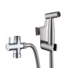 Handheld Bidet Sprayer for Toilet, 7/8" Stainless Steel Adjustable Pressure